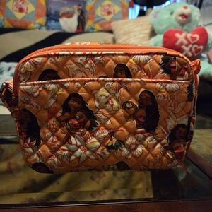 Orange Quilted Women's Bag